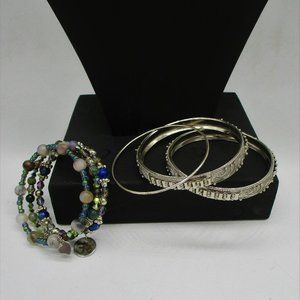 𝅺wrap Around Bracelet & Bangle Set